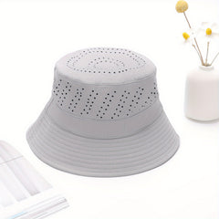 Men's Mesh Sun Hat Windproof Outdoor Mountaineering Fishing Cap