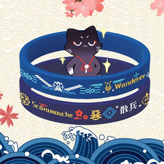 Cartoon Pattern Funny Bracelet Sporty Style Silicone Wristband