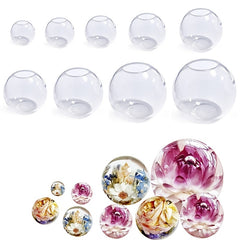 9 Sizes Sphere Silicone Resin Mold DIY Jewelry Soap Decorations