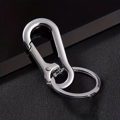 Stainless Steel Key Chain Pendant Metal Key Ring for Men Women