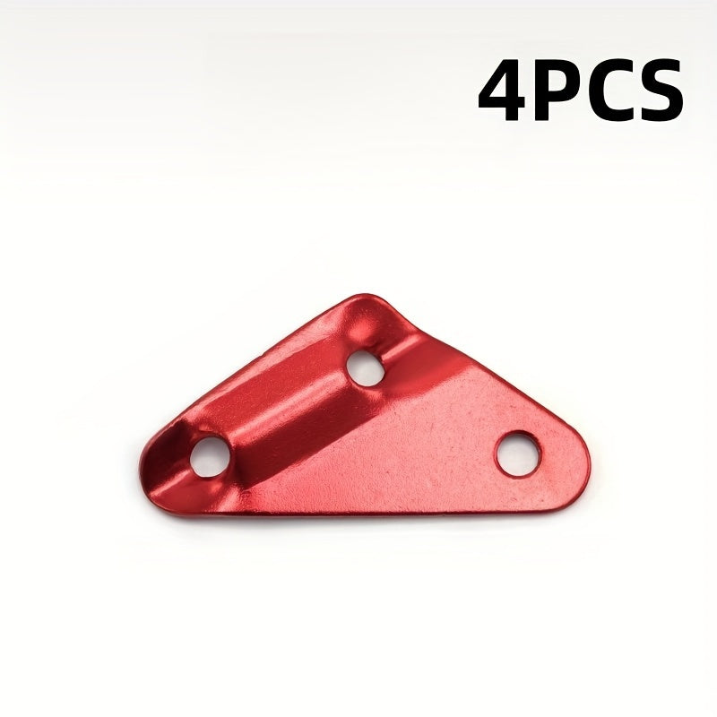 8pcs Aluminum Triangular Buckles for Tent Rope Adjustments