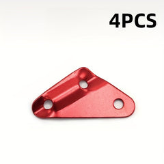 8pcs Aluminum Triangular Buckles for Tent Rope Adjustments