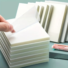 50 Transparent Sticky Notes for Notebooks & Diaries School & Office Supplies