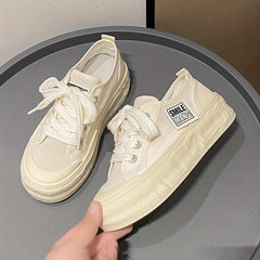Women's Letter Graphic Skate Shoes Breathable Mesh Flat Shoes