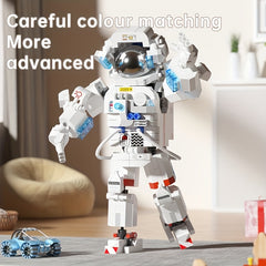 1000 pcs Astronaut Building Blocks Set Mixed Space Explorers Durable ABS Resin