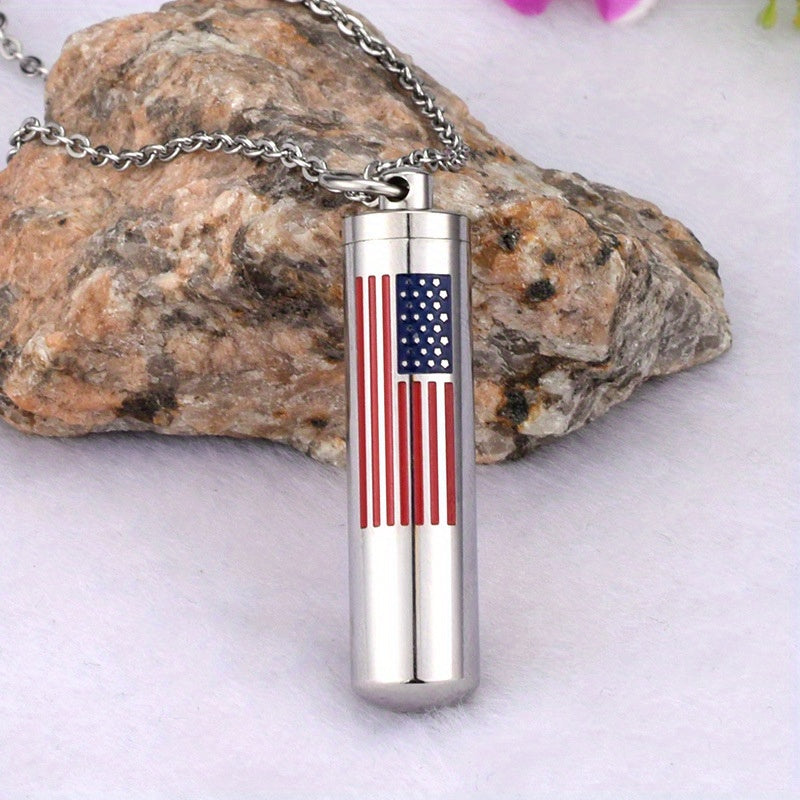 Stainless Steel Cremation Urn Necklace for Pet Ashes