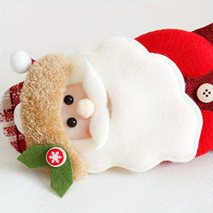 Christmas Santa Claus Socks Tree Pendant Gift Bags Holiday Party Candy Bags