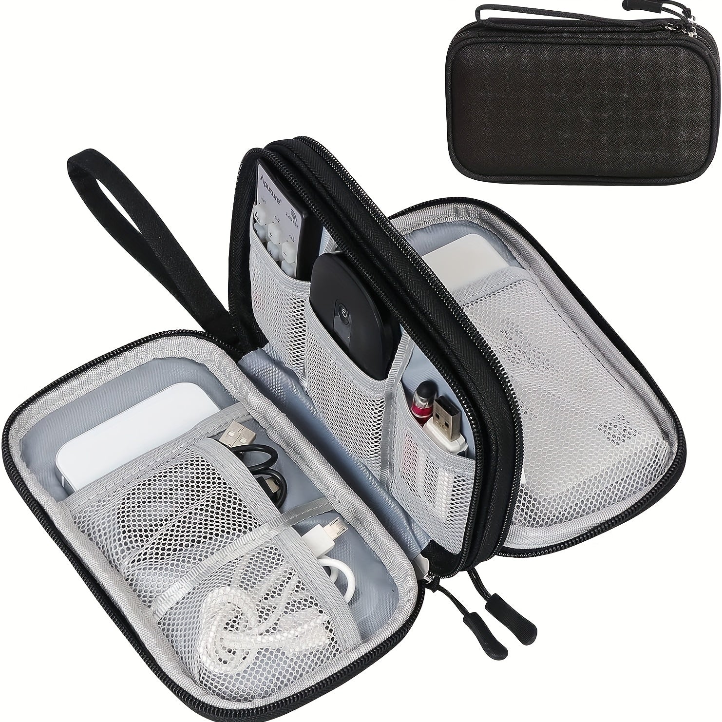 Travel Cable Organizer Electronic Accessories Carrying Case Waterproof