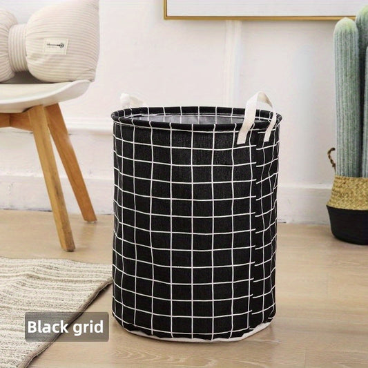 Canvas Laundry Basket Collapsible Storage Bin