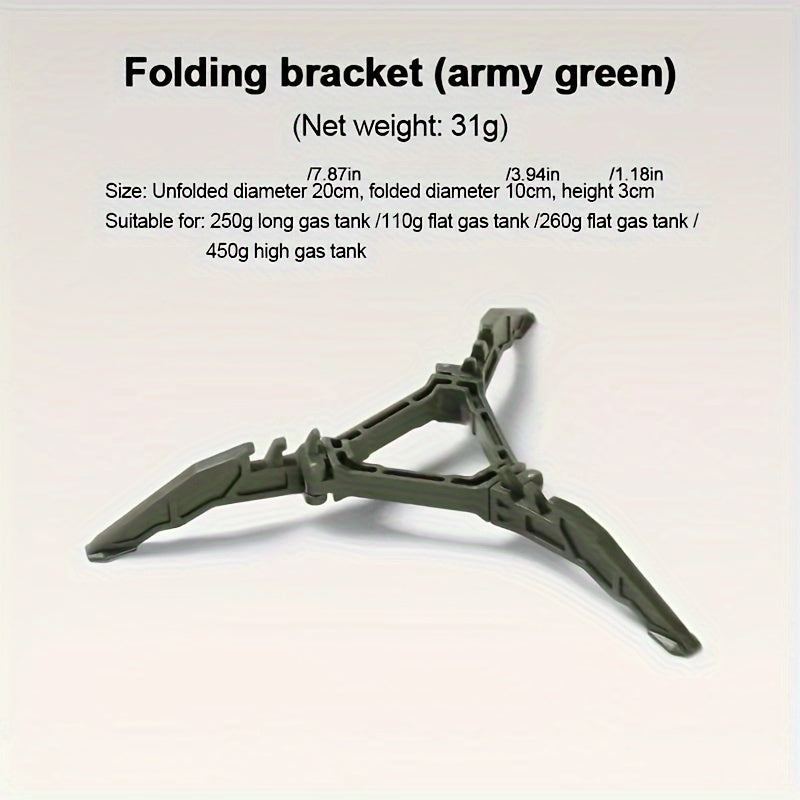 Foldable Gas Tank Holder for Outdoor Stove