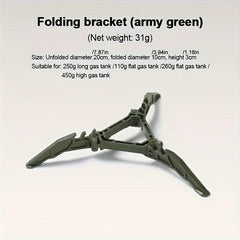 Foldable Gas Tank Holder for Outdoor Stove