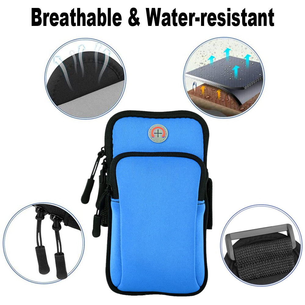 Running Armband for Cell Phone Fits Screens up to 6 Inches