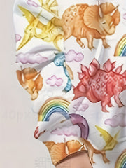 Girls Dino Painting Graphic Hoodie Spring Fall 4-14y