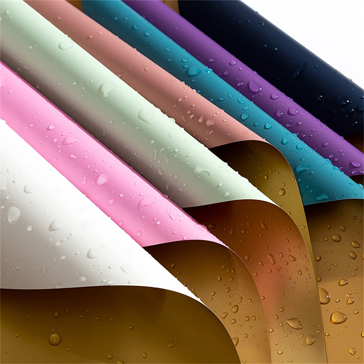 20pcs Golden Paper Tissue Paper Flower Bouquet Supplies Gift Wrapping Paper
