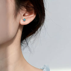 Mini Starfish Stud Earrings for Girls - Ocean Style Jewelry