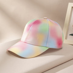 Colorful Tie Dye Print Baseball Cap for Girls