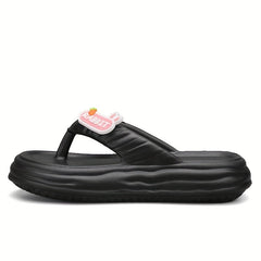 Women's Thick Bottom Sport Flip Flops