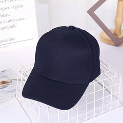 Solid Baseball Cap Blank Cap Couple Peaked Hat For Men And Women