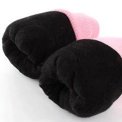 Sweet Princess Winter Gloves for Girls, 5-Layer Windproof & Waterproof