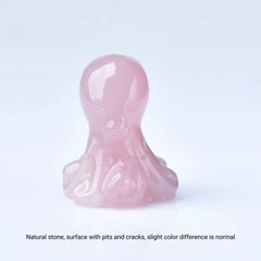3.1'' Octopus Carving Statue for Home Office Decor, Pocket Gift