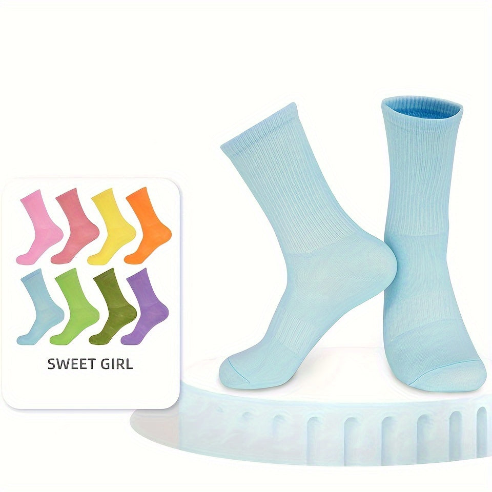 Cute Candy Knitted Socks for Teens