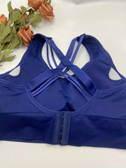 Criss Cross Back Sports Bra Yoga Wireless Bra Women's Lingerie