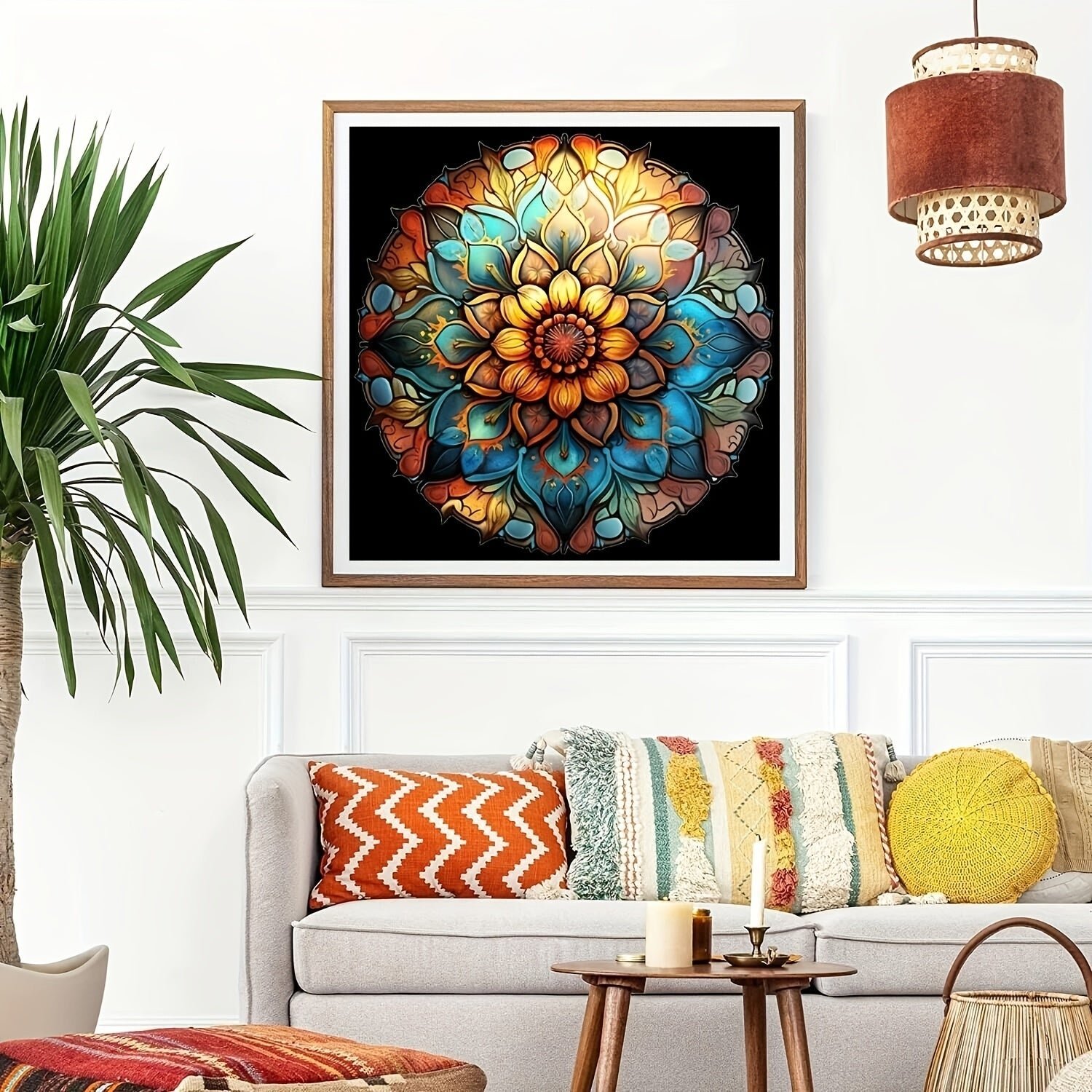 Flower Diamond Painting Kit DIY 5D Diamond Art