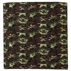 Men's Camouflage Square Scarf for Outdoor and Sport
