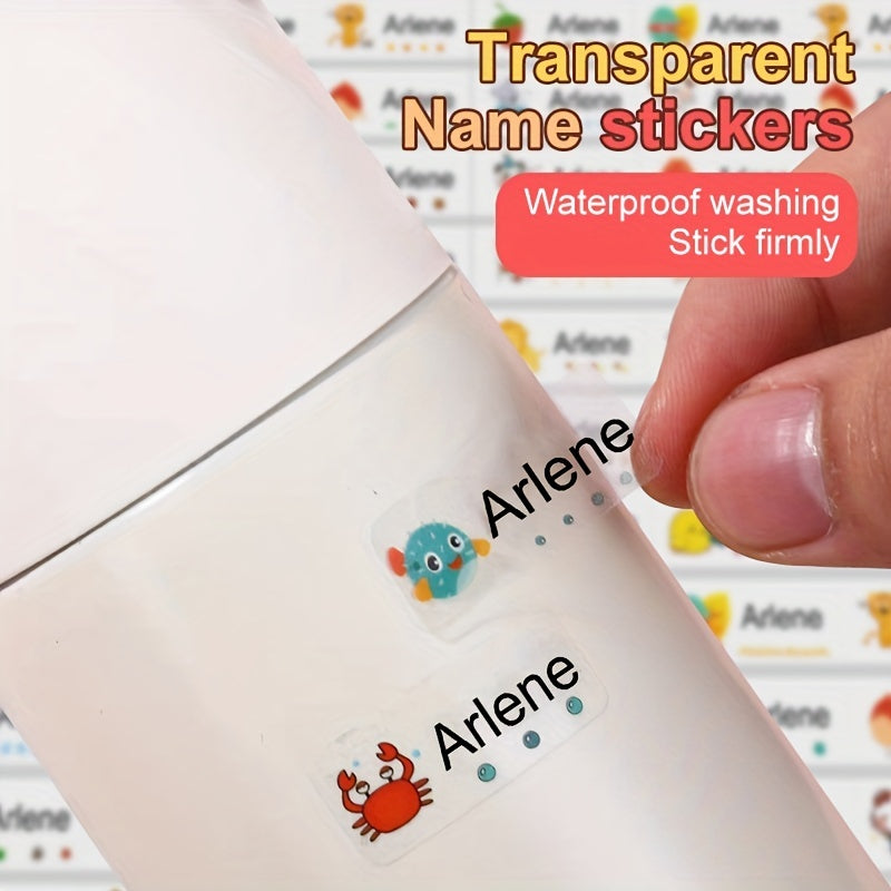 Custom Name Sticker Waterproof Personalized Stationery Tag Label