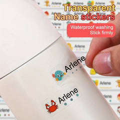 Custom Name Sticker Waterproof Personalized Stationery Tag Label