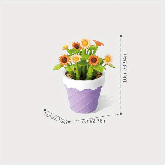Build a Flower Garden Toy for Desktop Decor