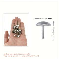 300pcs Silvery Bronze Thumb Tacks with Round Head