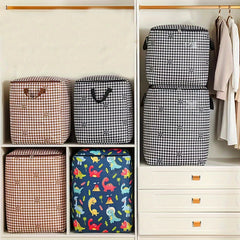 Quilt Storage Bag Clothes Toys Foldable Packing Room Decor