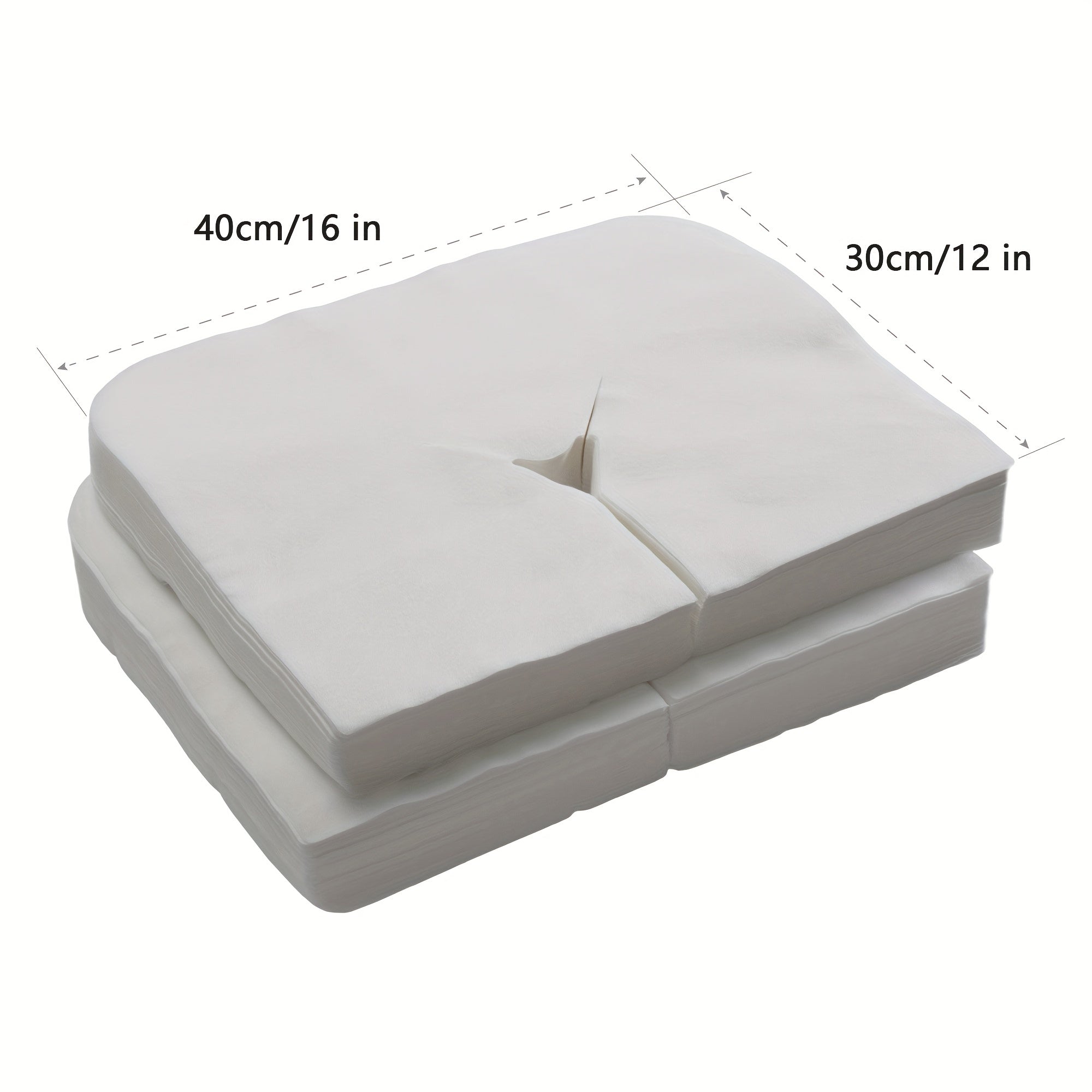 100 Soft Disposable Face Cradle Covers for Massage Tables and Chairs