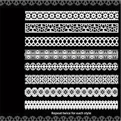 16pcs Lace Waltz Series Hand Tent Art Material Decoration Pack