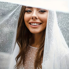 French Bridal Veil Cathedral Length Wedding Veil 299 Blonde
