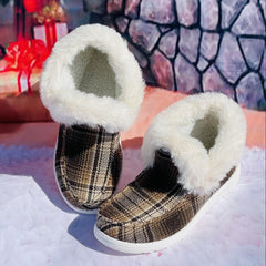 Gradient Coffee Winter Boots for Women