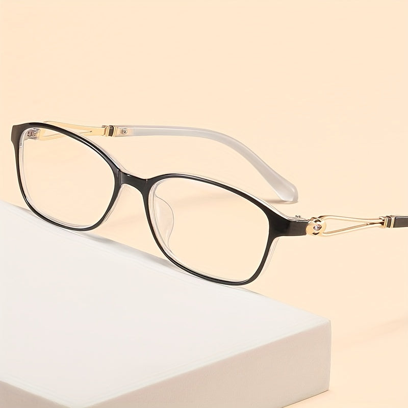 Square Clear Lens Anti-Eyestrain Reading Glasses