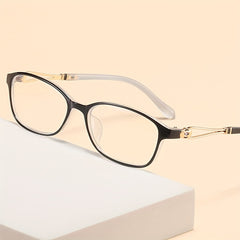 Square Clear Lens Anti-Eyestrain Reading Glasses