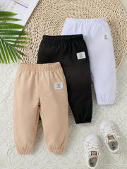 Boys Multicolor Pants Set Comfy Casual Trousers Outfit