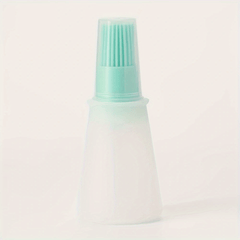 Flat Bottom Silicone Grill Bottle Brush for BBQ Cooking Baking
