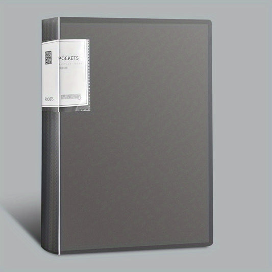 A4 Size File Storage Book Large Capacity 60 Pieces