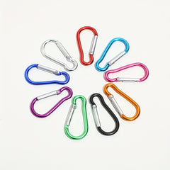Gourd Shaped Spring Buckle Key Chain Aluminum Alloy Backpack Hanging Buckle