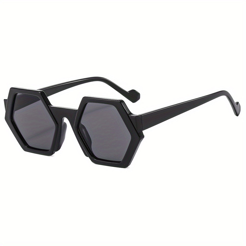 Geometric Frame Sunglasses Gradient Lens Glasses UV400