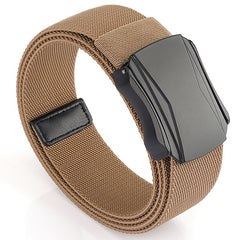 Men's Nylon Leather Belt Casual Pin Buckle Belt