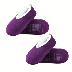 Plush Lined Ankle Socks Soft & Warm Low Cut Socks Women's Stockings