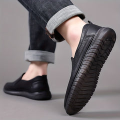 Men's Hollow Out Loafer Shoes Comfortable Non Slip Casual Shoes