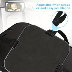 In-Car Baby Observation Mirror Shatterproof Easy To Assemble Car Seat Mirror
