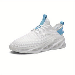 Men's Lace-up Sneakers Breathable Mesh Athletic Shoes