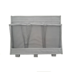 Gray Bedside Caddy for Beds and Dorms